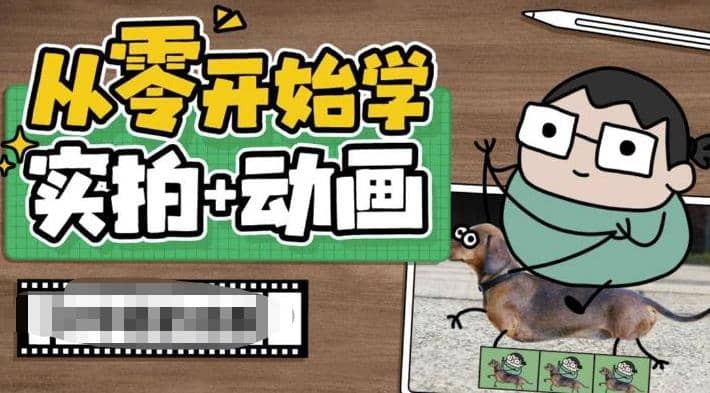 从零开始学实拍加动画，实拍加动画创意教程（49节视频课）创业经验分享-网创吧-网创项目资源站-副业项目-创业项目-搞钱项目创业经验分享