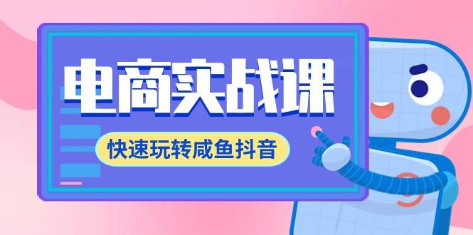 电商实战课，快速玩转咸鱼抖音，全体系全流程精细化咸鱼电商运营-71节课创业经验分享-网创吧-网创项目资源站-副业项目-创业项目-搞钱项目创业经验分享