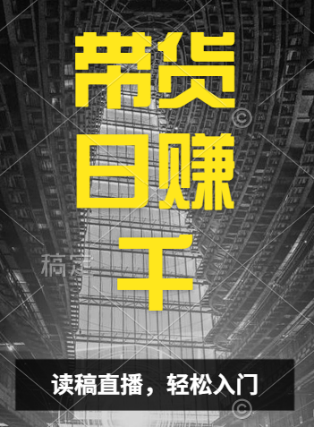 视频号技术直播带货， 会读稿就行，小白日入1000+创业经验分享-网创吧-网创项目资源站-副业项目-创业项目-搞钱项目创业经验分享