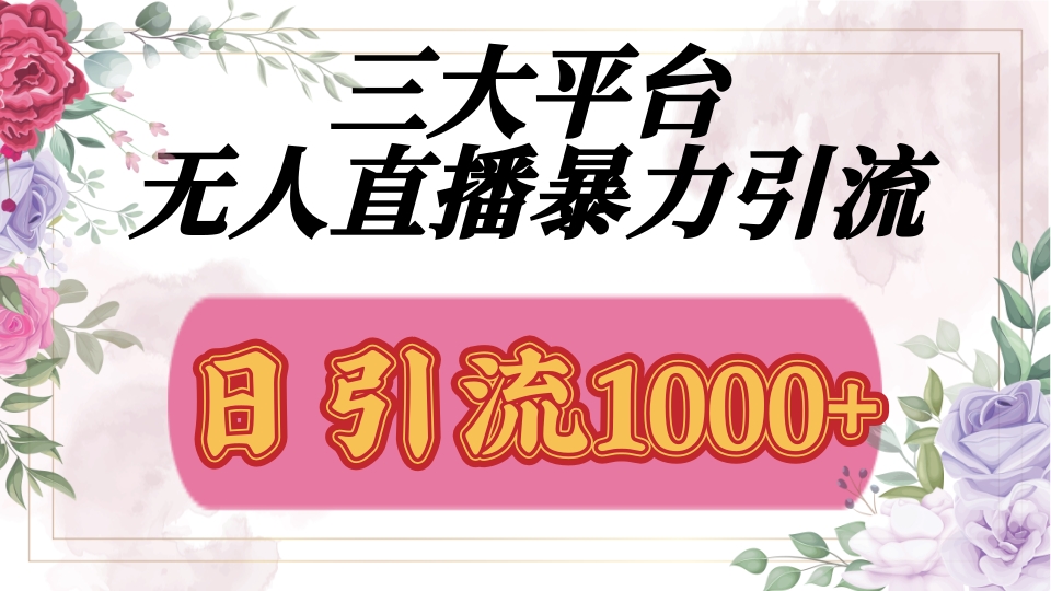 抖音，快手，视频号全平台通用，无人直播引流法，利用图片,模板,整套话术挂机全天支持矩阵操作，无限设备多开，超暴力引流，1000+高质量精准创业粉创业经验分享-网创吧-网创项目资源站-副业项目-创业项目-搞钱项目创业经验分享